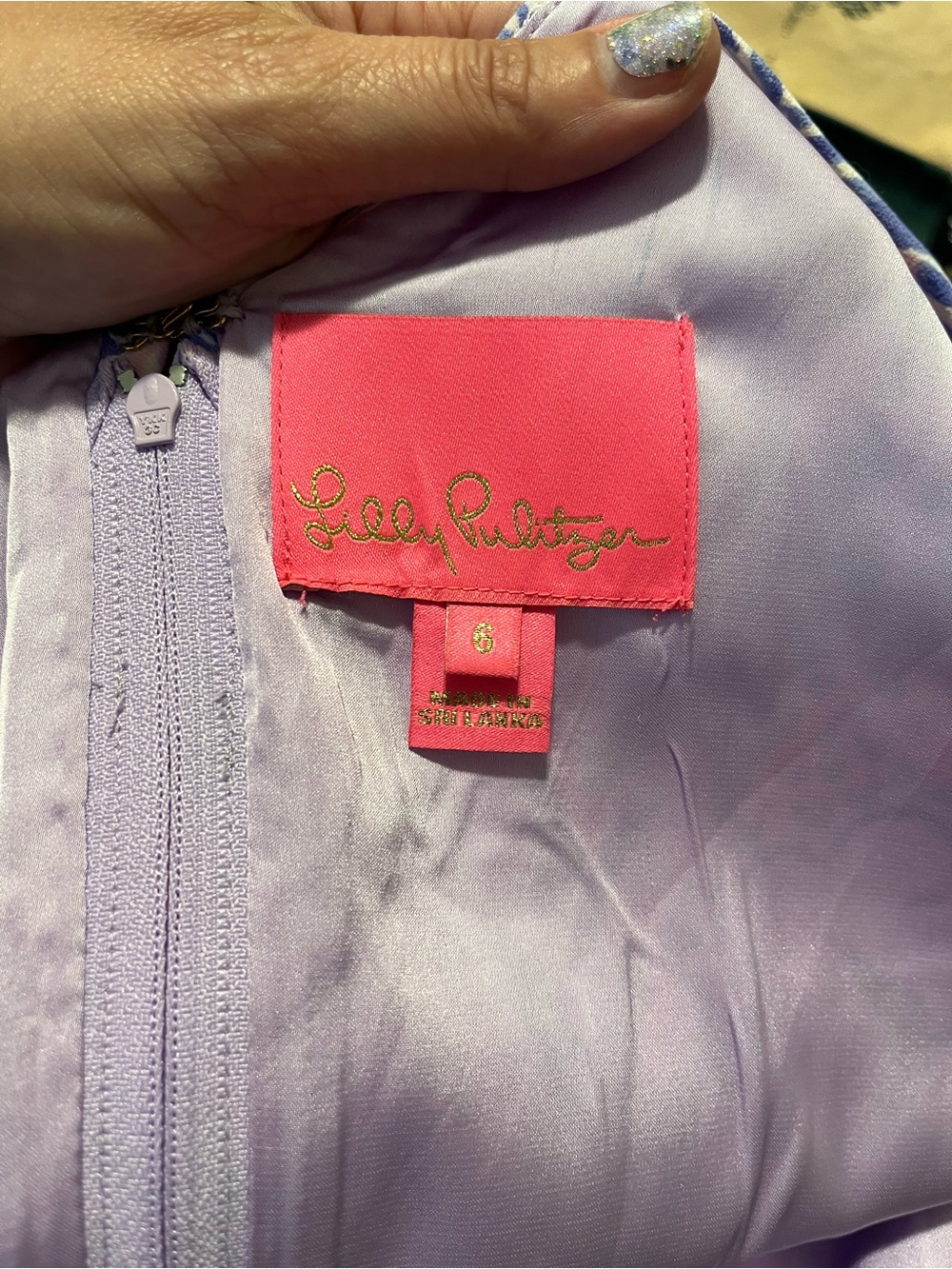 Lilly Pulitzer Size 6 Trunks In The Air Ronnie Shift Romper Light Lilac Elephant - Picture 3 of 11